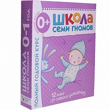 Школа Семи Гномов 0-1 год. Полный годовой курс (12 книг в подарочной упаковке)